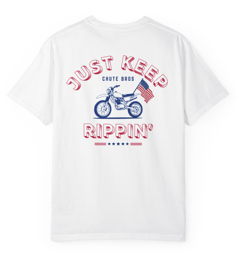 Just Keep Rippin USA Tee