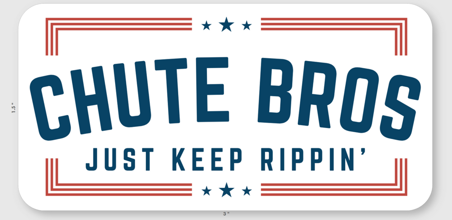 Just Keep Rippin USA Rectangle Sticker